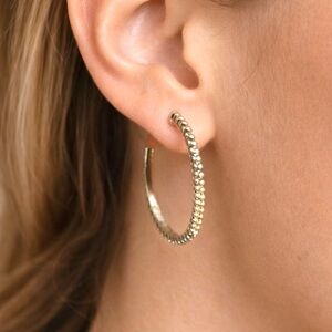 Lagos Two Tone Sterling Silver & 18Kt Gold Small Hoop Earrings
